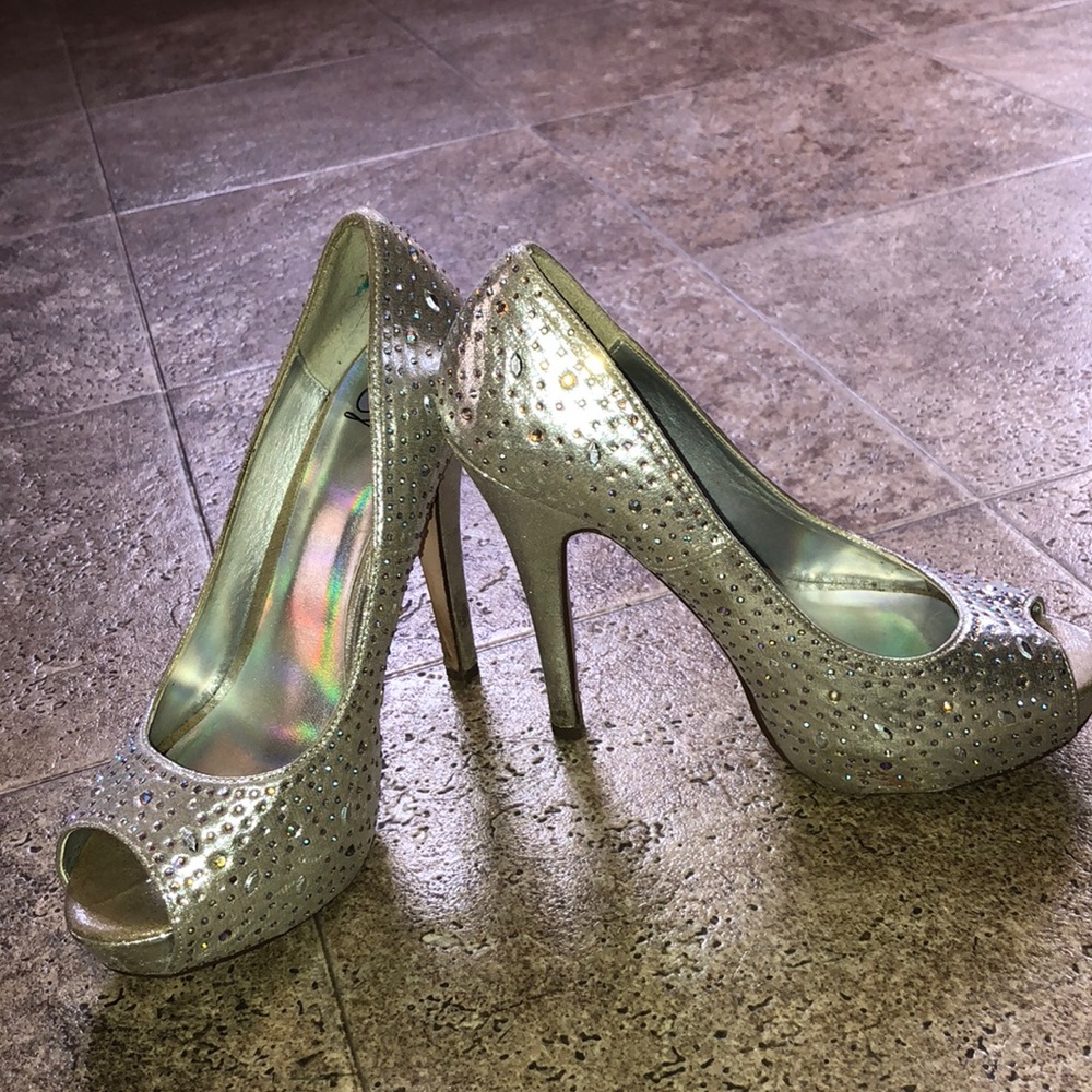 Sparkly heels